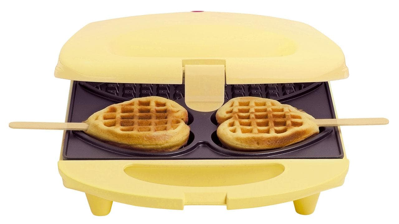 Waffeleisen - Herz am Stiel 1