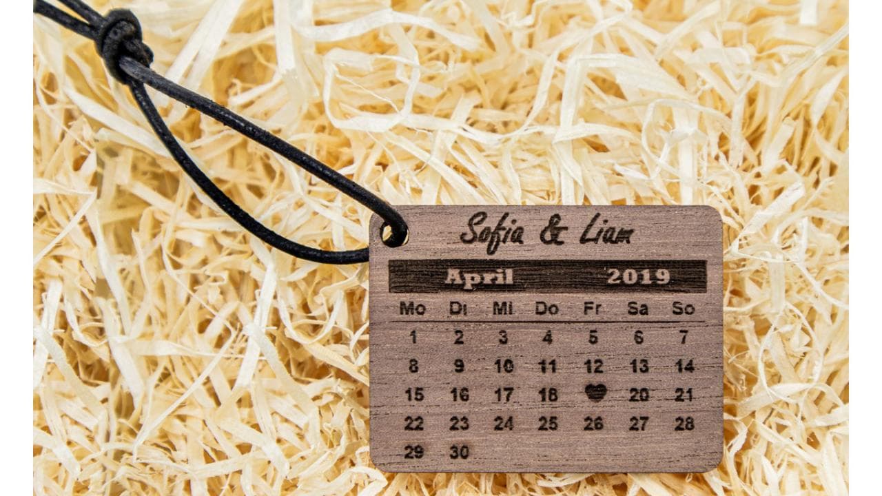 Schlüsselanhänger aus Holz - Personalisierbar