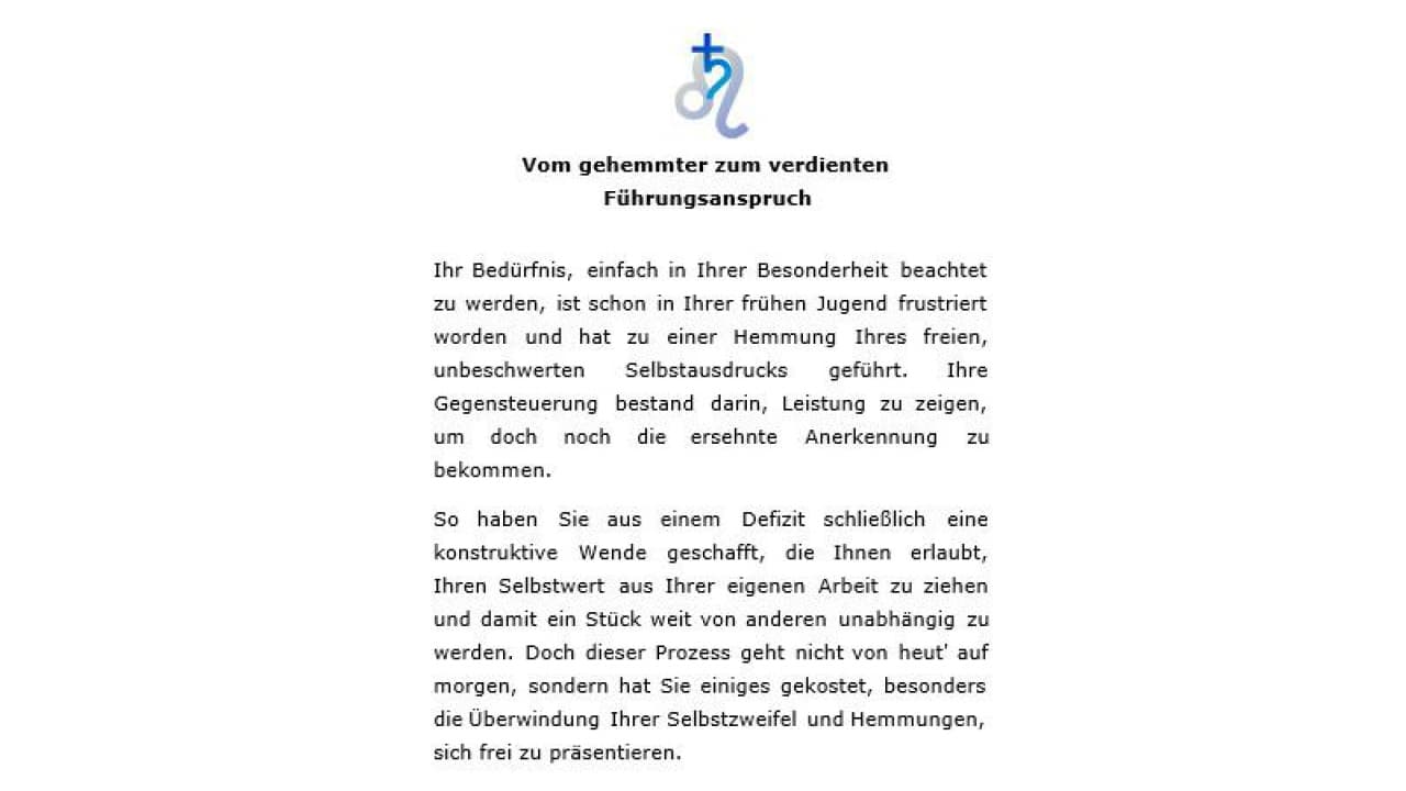 Horoskop Geld Horoskop Geld