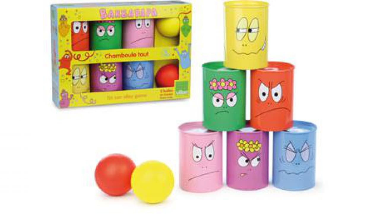 Dosen werfen Barbapapa - von Vilac 1