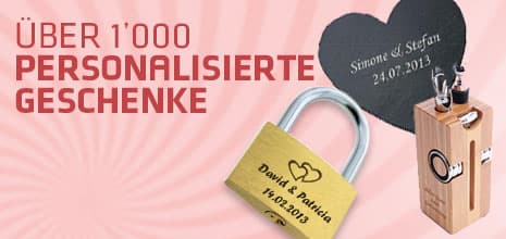 Personalisierte Geschenke