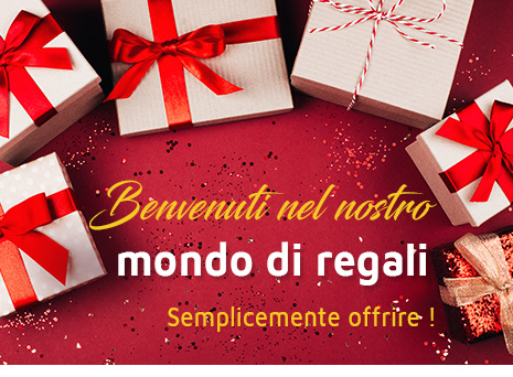 Benvenuti nel nostro mondo di regali