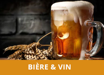 Bière et vin